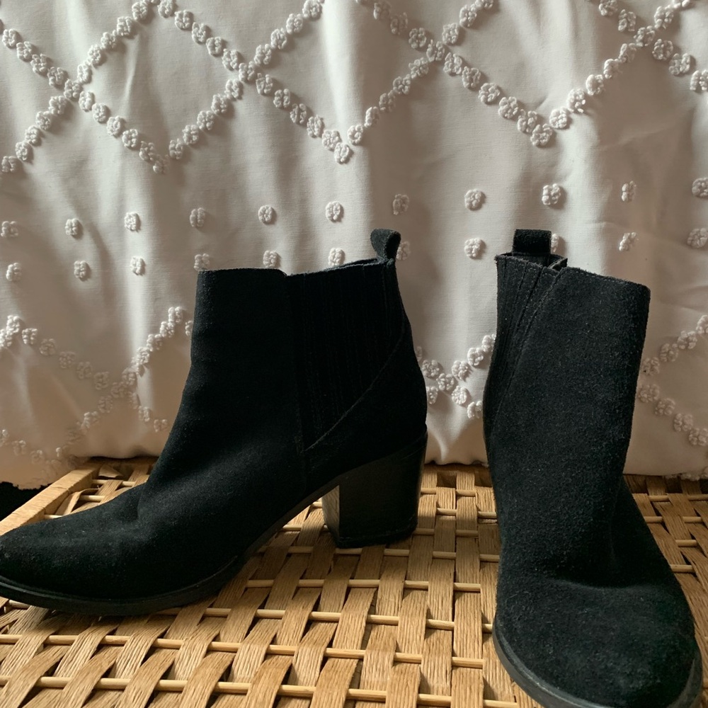 Gianni Fermani Black Suede Ankle Boots